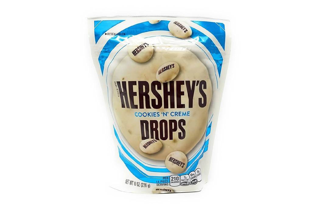 Hershey's Cookies 'n' Crème Drops    Pack  215 grams